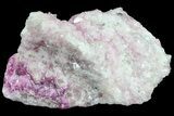 Cobaltoan Calcite Crystals on Calcite Matrix - Morocco #49226-1